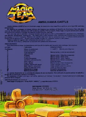 Amsilvania Castle (S) (1987) box cover back